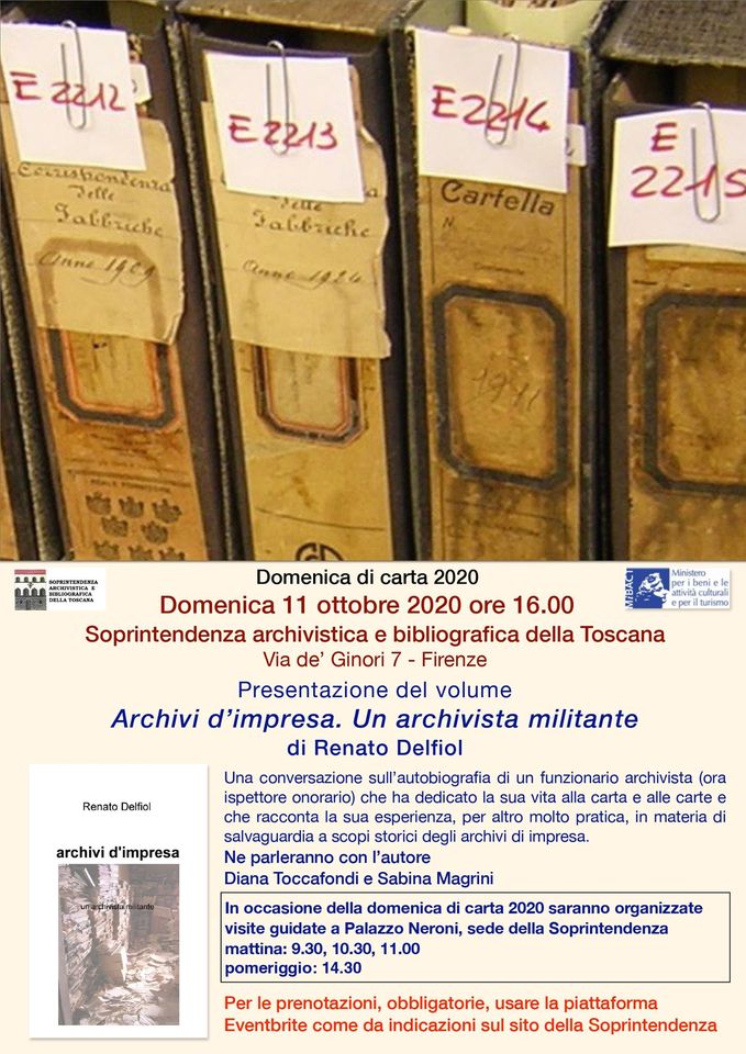 Presentazione del volume Delfiol, Archivi d’impresa