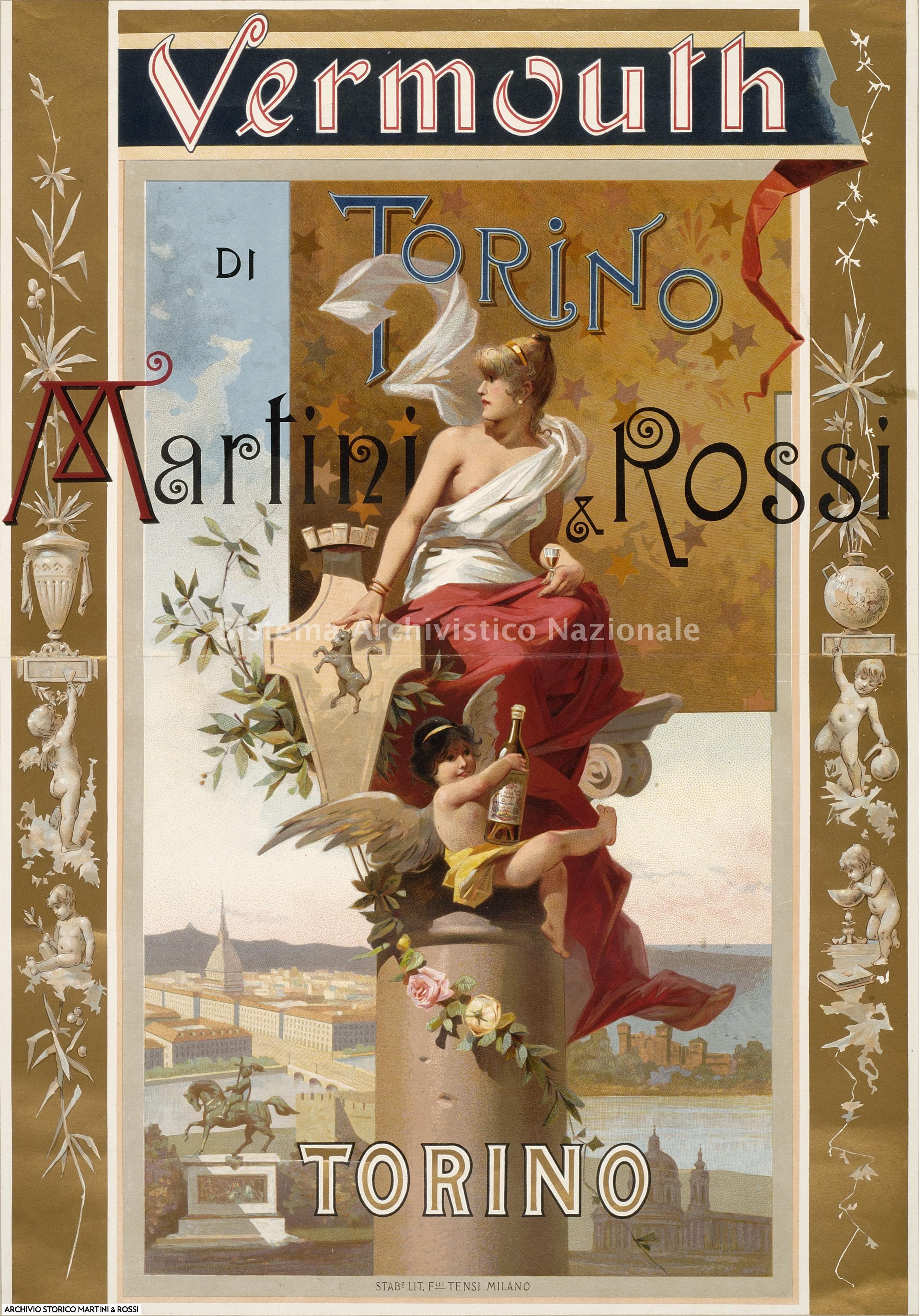   Manifesto pubbliciatario Martini & Rossi, 1895
